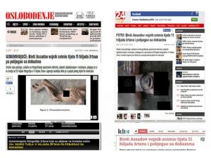 Vahşet görüntüleri Balkan medyasında