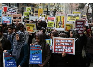 Diyarbakır'da "Yermuk" protestosu