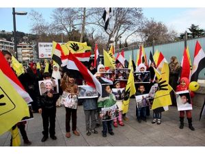 Mısır'ın İstanbul Başkonsolosluğu önünde darbe karşıtı eylem