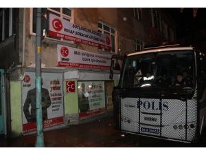 İrtibat bürosundaki silahlı kavgaya 4 gözaltı