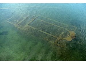 Su altındaki tarihi bazilika ilk kez görüntülendi