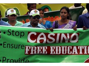 Sri Lanka'da hükümet karşıtı gösteri