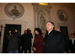 Gül İtalya ziyaretini Twitter'dan değerlendirdi