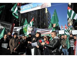 Çerkezler'den olimpiyat protestosu