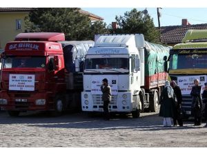 Suriye'ye 15 tır yardım