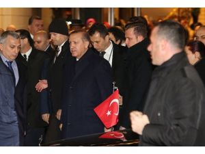 Erdoğan'a Almanya'da coşkulu karşılama