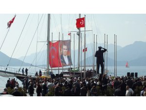 Marmaris, dün Atatürk coşkusu yaşadı…
