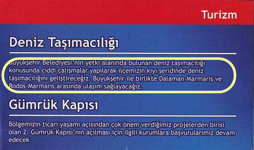 Acar'a Marmaris Liman İşletmeciliği A.Ş.’den yanıt