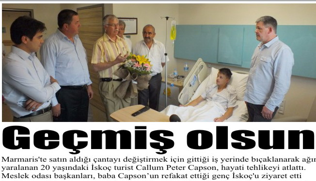 Peter Capson, hayati tehlikeyi atlattı