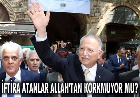 İhsanoğlu: İftiracılar İşbaşında