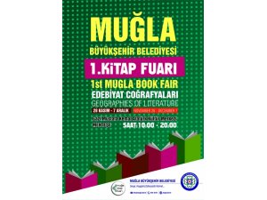 Muğla Büyükşehir Belediyesi 1. Kitap Fuarı 28 Kasım Cuma günü başlıyor.