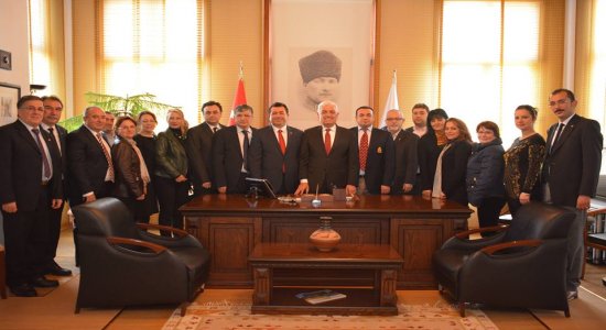 CHP il Yönetiminden Başkan Gürüne Ziyaret