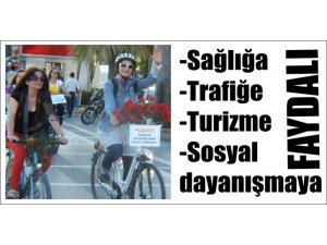 Hem küçükler hem büyükler bisiklete binmeli