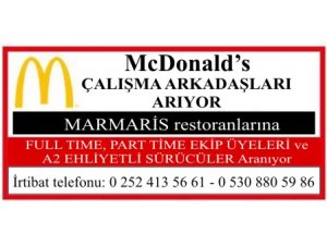 McDonald's, çalışma arkadaşları arıyor