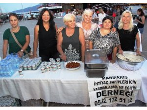 MİYED üyeleri saman iskelesinde iftar sofrası kurdu