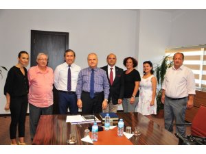 Milas Kent Konseyi Rektör Harmandar'ı Ziyaret Etti