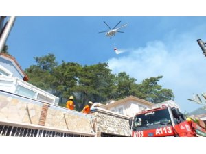 Orman yangını korkuttu