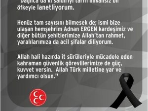 MHP Muğla Milletvekili Mehmet ERDOĞAN’IN Dağlıca Açıklaması