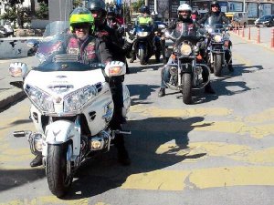Bodrum'da motosiklet tutkunları terörü kınadı