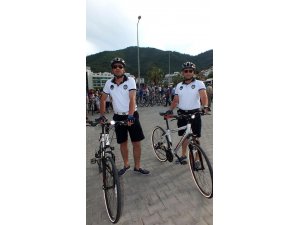Marmaris'te bisikletli zabıta timleri göreve başladı
