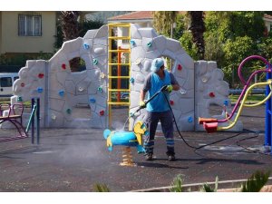 Marmaris parkları pırıl pırıl