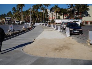 BİSİKLET YOLUNUN 2. ETABINDA SONA YAKLAŞILIYOR