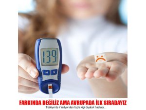 Türkiye’de 7 milyondan fazla kişi diyabet hastası