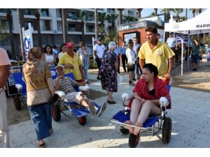 Marmaris'te "Engelsiz Plaj" açıldı