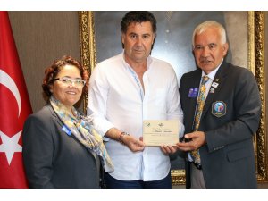Rotary Federasyon Başkanı'ndan Başkan Kocadon'a ziyaret