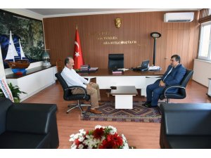 Başkan Saatcı’dan Kaymakam Şahiner’e hayırlı olsun