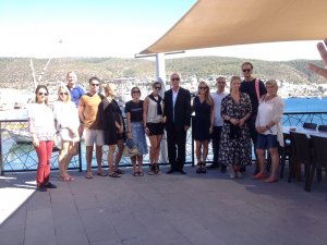 İsveçli konuklar Bodrum’daydı