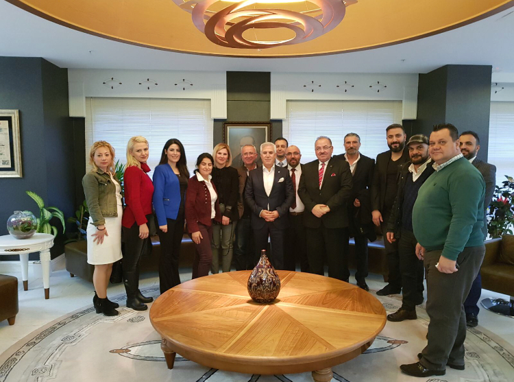 NURETTİN ŞENOL’DAN BURSA NİLÜFER BELEDİYE BAŞKANI BOZBEY’E ZİYARET