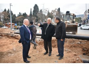 Başkan Gürün, İçme Suyu Çalışmalarını Yerinde İnceledi
