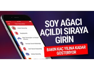 Soy ağacı öğrenme açıldı artık alt üst soy bilgisi cebe geliyor