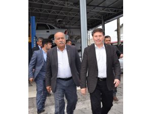 Kayabaş’tan Sanayi esnafına ziyaret ve müjde