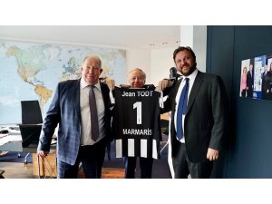 Yazıcı'dan FIA Başkanı Todt'a Marmarisspor forması