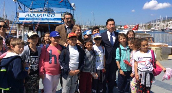 Türsab Bodrum BTK, minik turistlerini gezdirdi