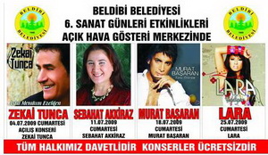 İlk konser Zekai Tunca'dan