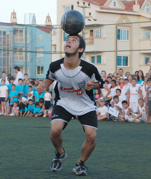 Spor okulları açılış töreni