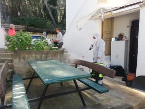 MARMARİS'TE KIRSAL MAHALLELER DE DEZENFEKTE EDİLİYOR