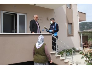 Ula Belediyesi Yaşlılar ve kronik hastalar için iş başında