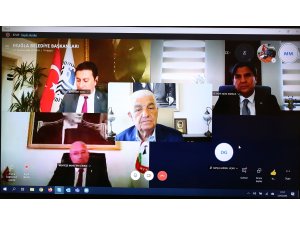 Başkan Osman Gürün Belediye Başkanları Telekonferas ile görüştü