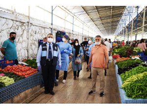 Pazarda tedbirler devam ediyor