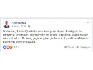 Ak Parti İlçe  Başkanı Gökmen: Başkan Aras, ne oldu da 5 gün sonra 180 derece çark  etti