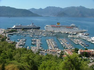 Kriz Marmaris Limanı'na uğramadı