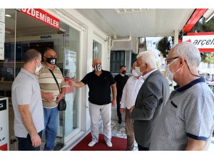 Başkanlardan Esnaf Ziyareti