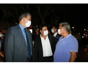 KAYMAKAM VE BAŞKAN ARAS’TAN COVİD-19 DENETİMİ