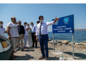 BAŞKAN ARAS YALIKAVAK'TA SAHADAYDI