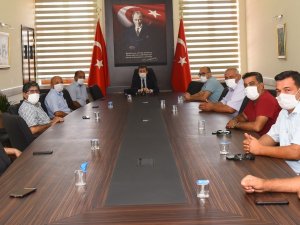 Ortaca İlçesi Mahalle Muhtarları Vali Orhan Tavlı’yı Ziyaret Etti