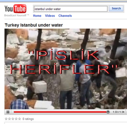 Yağmacılara: 'Pislik herifler'